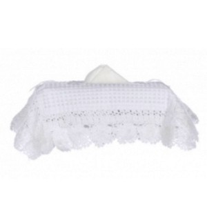 Boite mouchoir crochet Blanc Mariclo