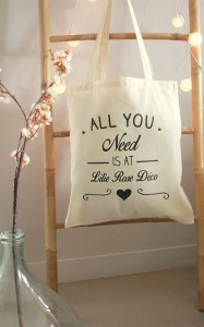 Tote bag Lilie Rose Déco